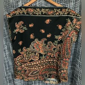 Paisley Print Women's Blouse